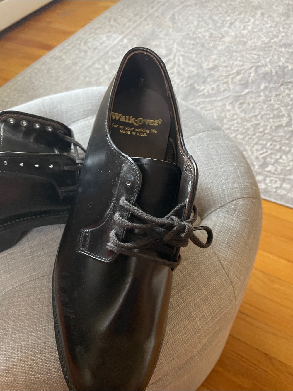Black Leather Derby Shoes — Polished Lace-Up Dress Shoe